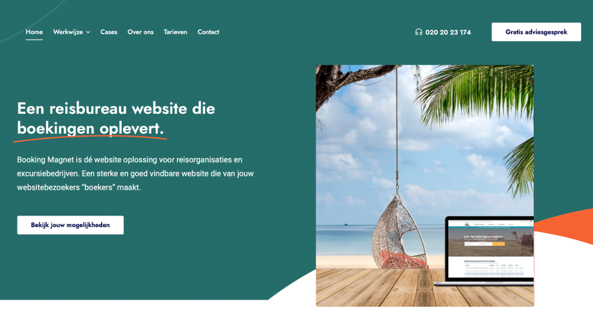 gemakkelijk Rechtmatig Afzonderlijk Een reisbureau website die boekingen oplevert » Reisbureauwebsite.nl